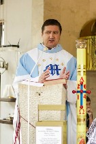 Mgr. Ondrej Poľančík , sprváca farnosti